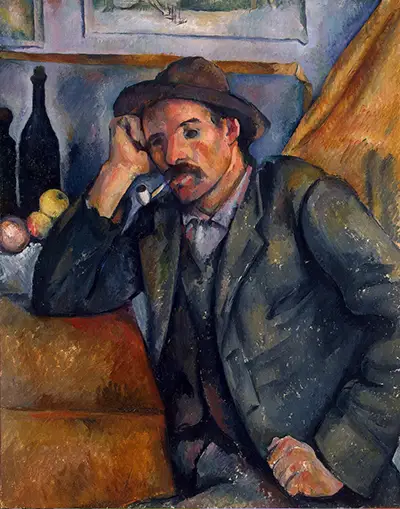 Man with a Pipe (1890) Paul Cezanne